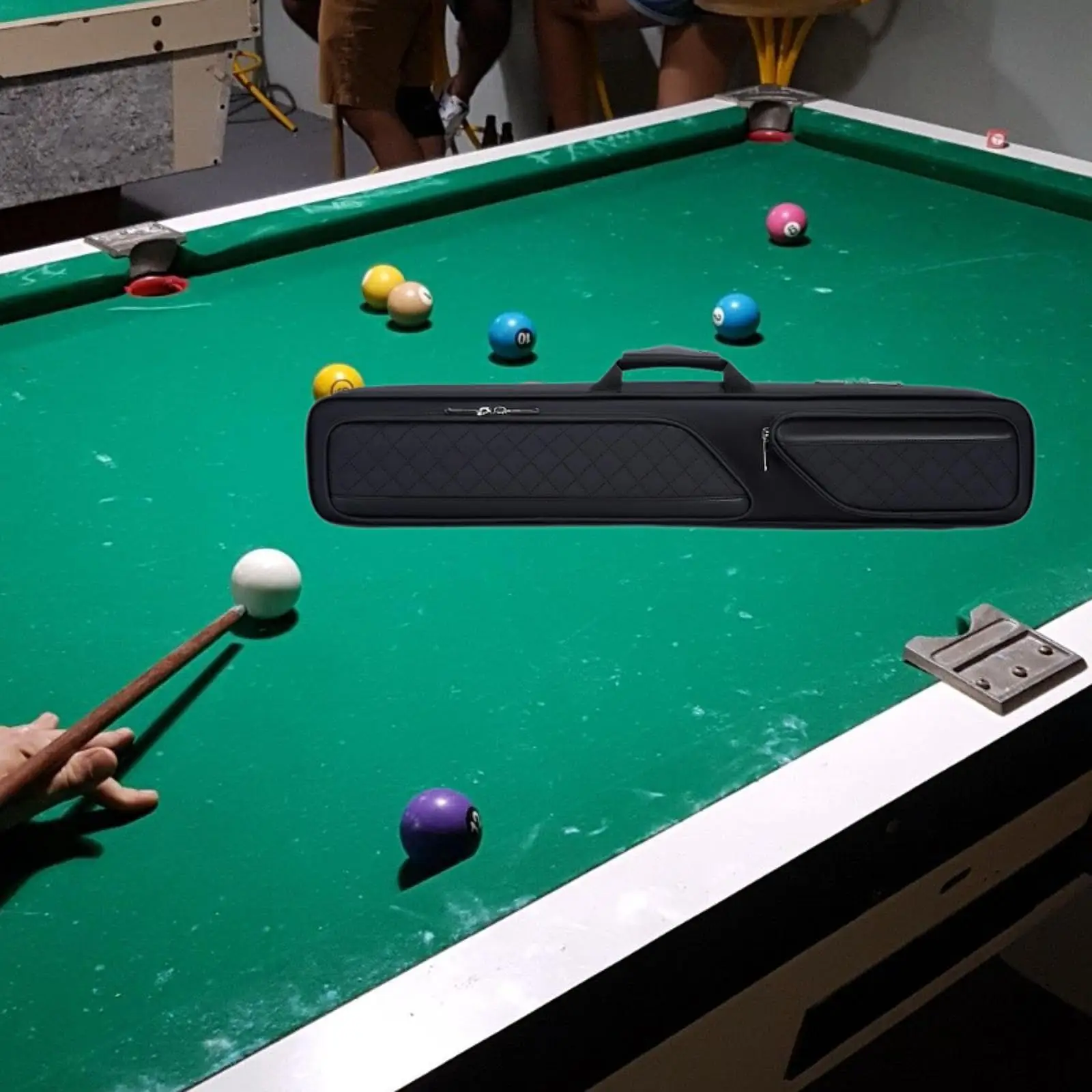 บิลเลียดสระว่ายน้ํากรณีกันฝุ่นสระว่ายน้ํา CUE กระเป๋าเก็บ 7 หลุมสระว่ายน้ํา CUE BAG