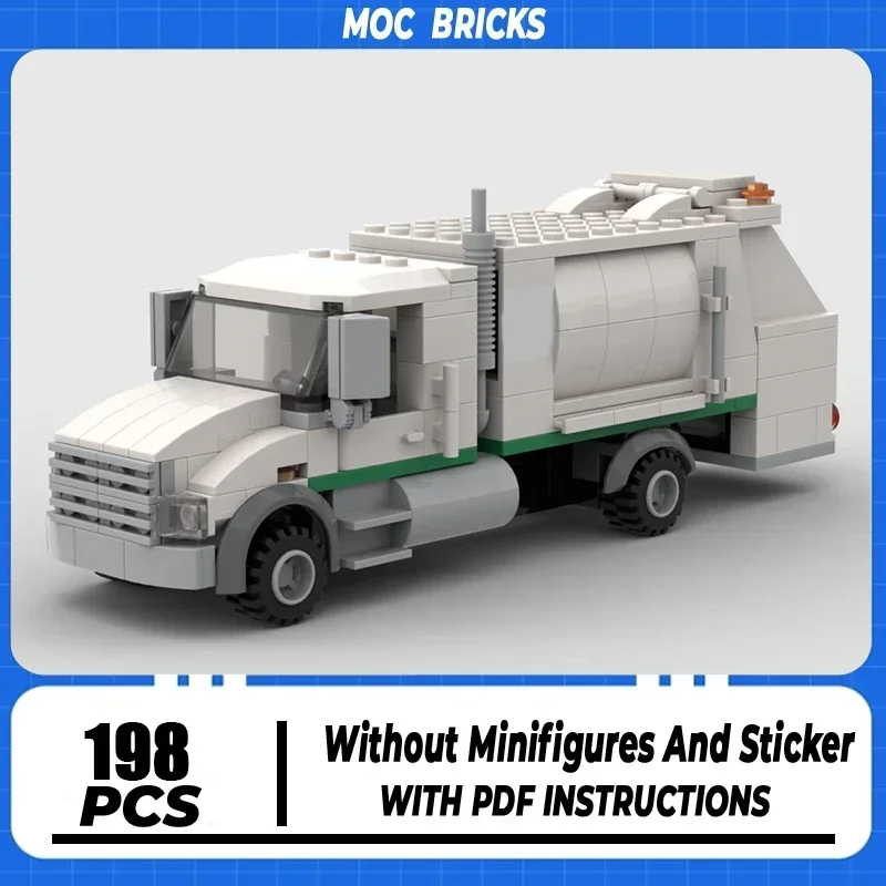 

Серия Urban Sanitation Moc Building Brick Модель мусоровоз Технология Блоки Подарки Игрушки для сборки своими руками Подарочные наборы