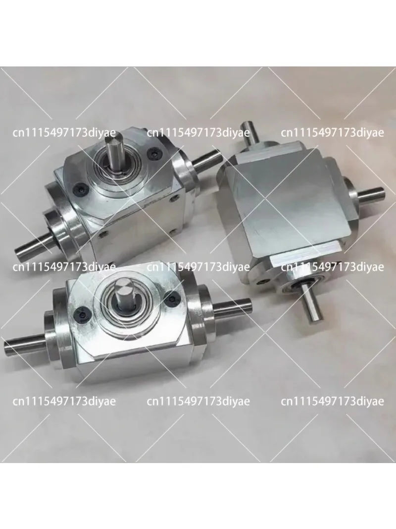 T-Type Right Angle Gearbox 1:1 90 Degree Bevel Gear Speed Reducer 6mm Output Shaft 20T 2000RPM