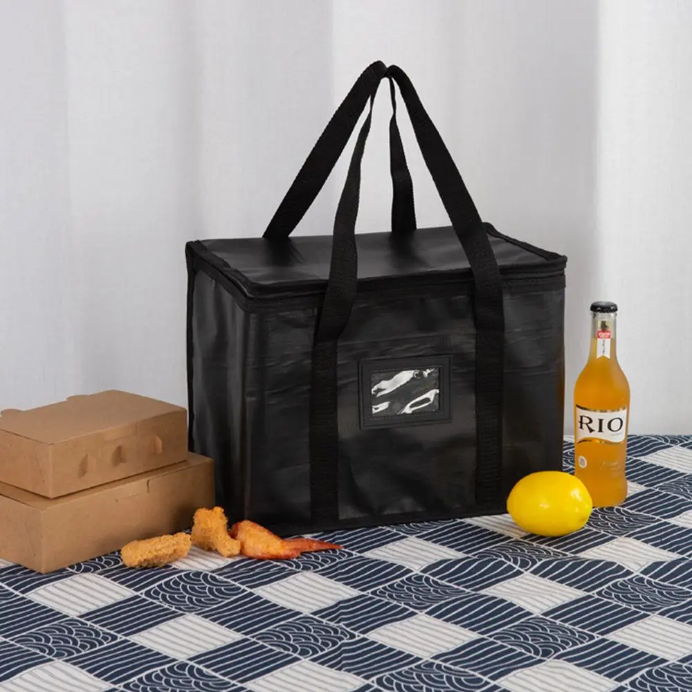 New Insulated Lunch Bags Food Storage Container Convenient Takeaway Delivery Tote Pouch Durable High Quality Warm Cold Bag