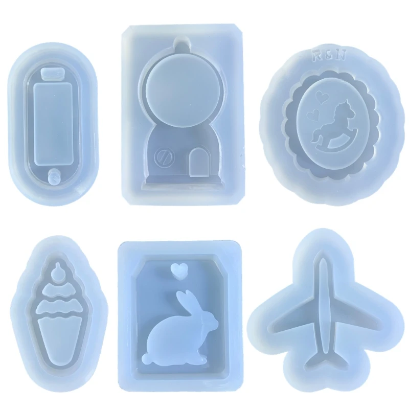 Diy Various Styles Hangtag Mould Pendant Silicone Ornament Mold Dropship