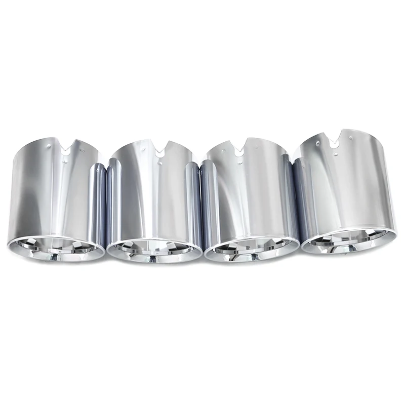 Накладка на выхлопную трубу для BMW M2 M3 M4 G80 G82 G83 G87, крышка выхлопной трубы, прямая заглушка, насадка глушителя из нержавеющей стали