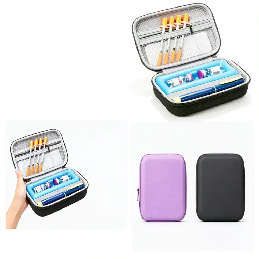 Portable Medical Organizer Case For Insulin Diabetic Supplies Travel Cooling Pouch Protective Bag Storage Box