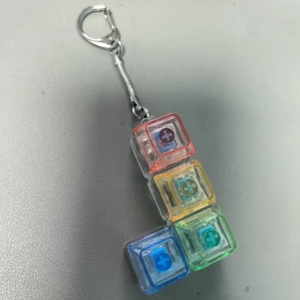 Relaxing 2/3/4 Keys Finger Keyboard Keycap Stress Relief Decompression Key Button Pass The Time Pinch Adult