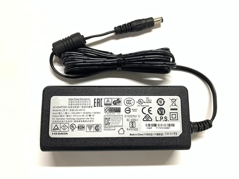 

Genuine 48W AC Adapter Charger For APD 12V 4A 5.5x2.1mm DA-48T12 DA-48Q12 Power Supply