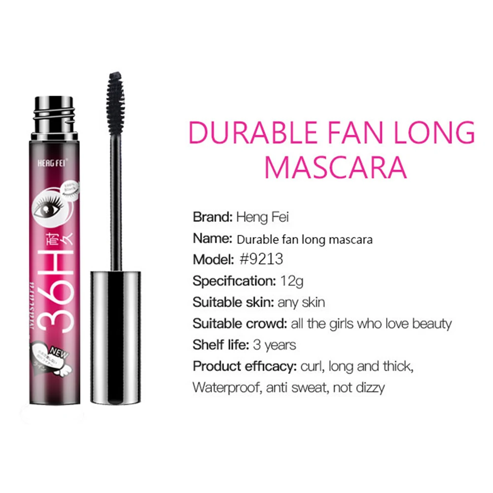 Lang anhaltende wisch feste Mascara Wimpern verlängerung wasserdichte Wimpern bilden Volumen schnell Curling dicke Augen Kosmetik