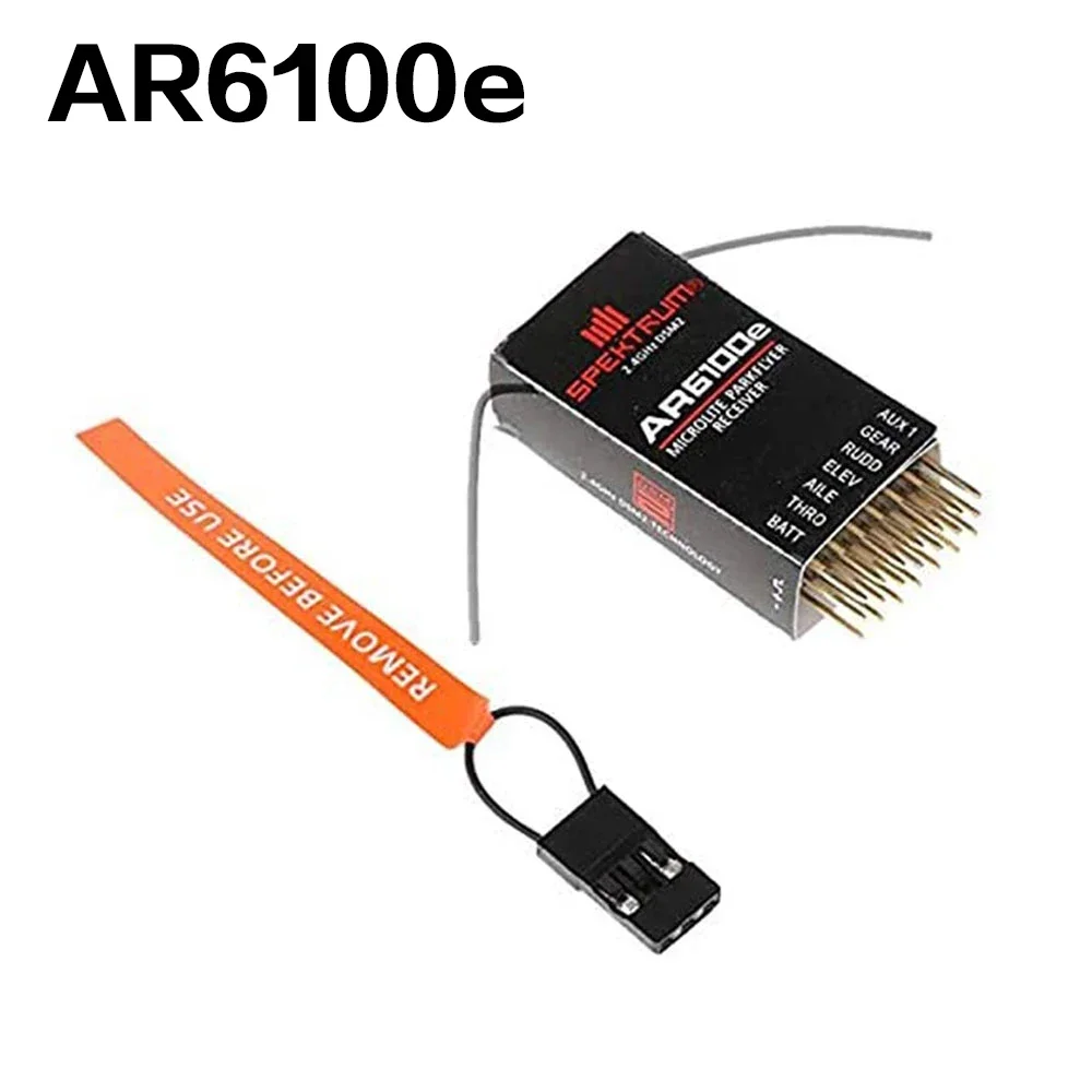 AR6100E Receiver RC Model DSM2 2.4GHz 6 Channel 6CH for FPV JR Transmitter DX5E DX6I DX6 DXS7 DX7 DX18 DX8 DX9 DX12 Remote Drone