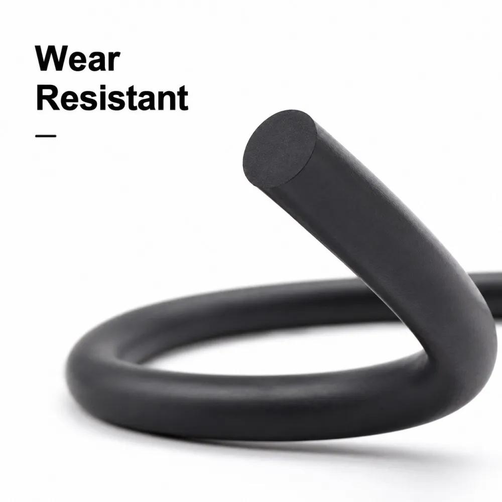 10/5/3/2/1M Solid Round Rubber Seal Dia 0.8~10mm Black NBR Rope High Temp Oil Resistant Nitrile High Quality Sealing Strip