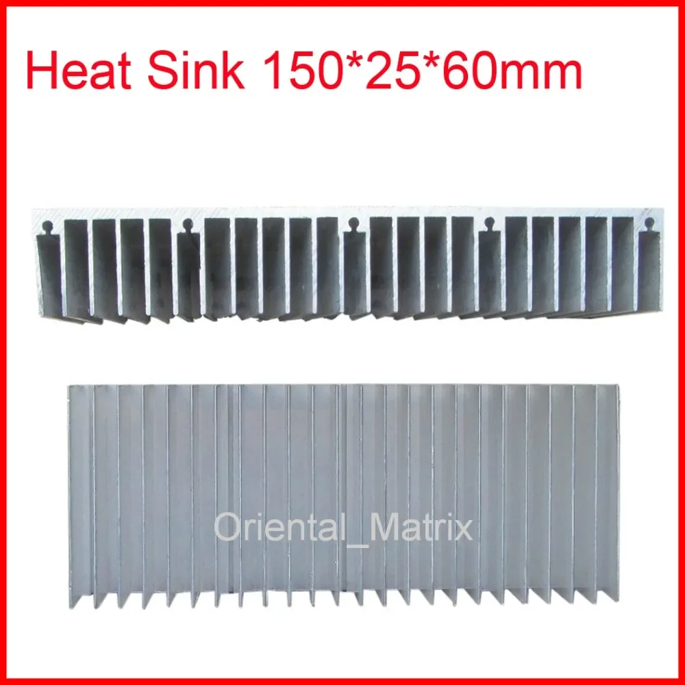 Free Shipping HeatSink Heat Sink Radiator 150*25*60mm Small Radiator  - Silver