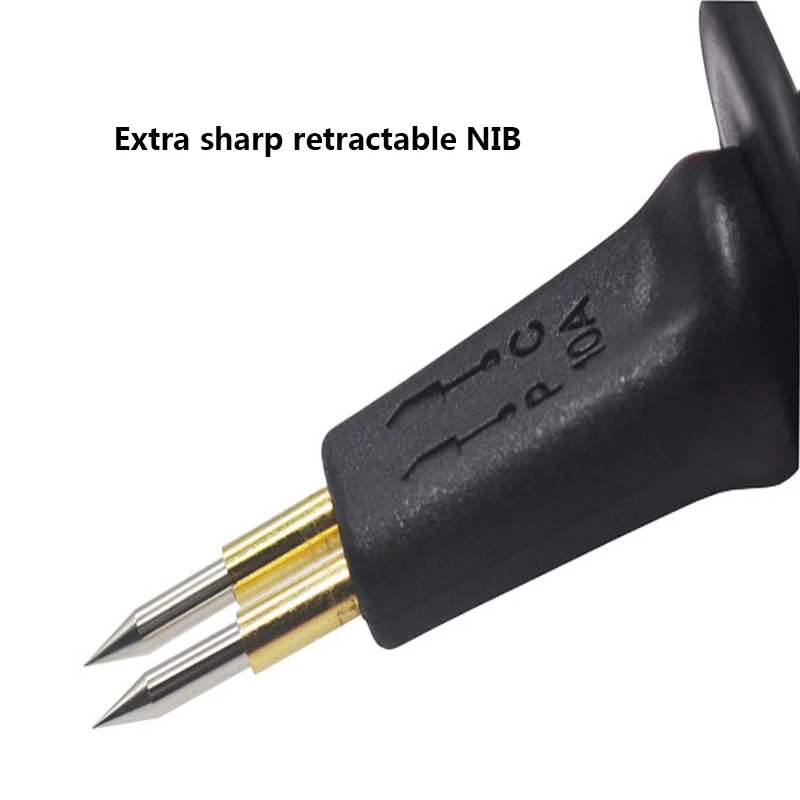 Tipps für Multimeter Kelvin-Test Bodenwiderstand 4-Draht-Feder NIB Teleskopsonde 4 mm Bananenstecker Kelvin-Sonde – Detail 5