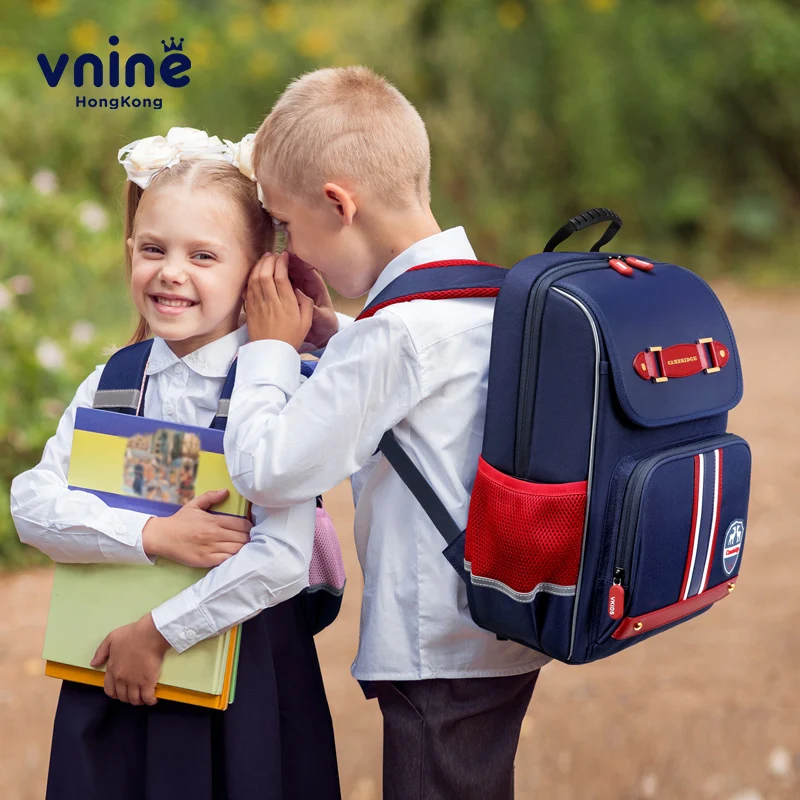 VNINE backpack for elementary school students, boys and girls, grades one to six, super light weight reduction for children