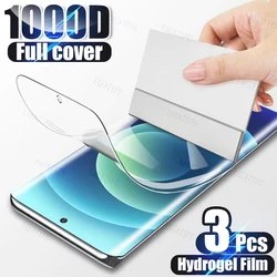 3PCS Hydrogel Film For Sony Xperia 5 1 10 II III XZ4 XZ3 XZ2 XZ1 XZ2 Premium Compact Xperia 5V 10 V 1 V 5 IV 1 IV 10 IV Ace III