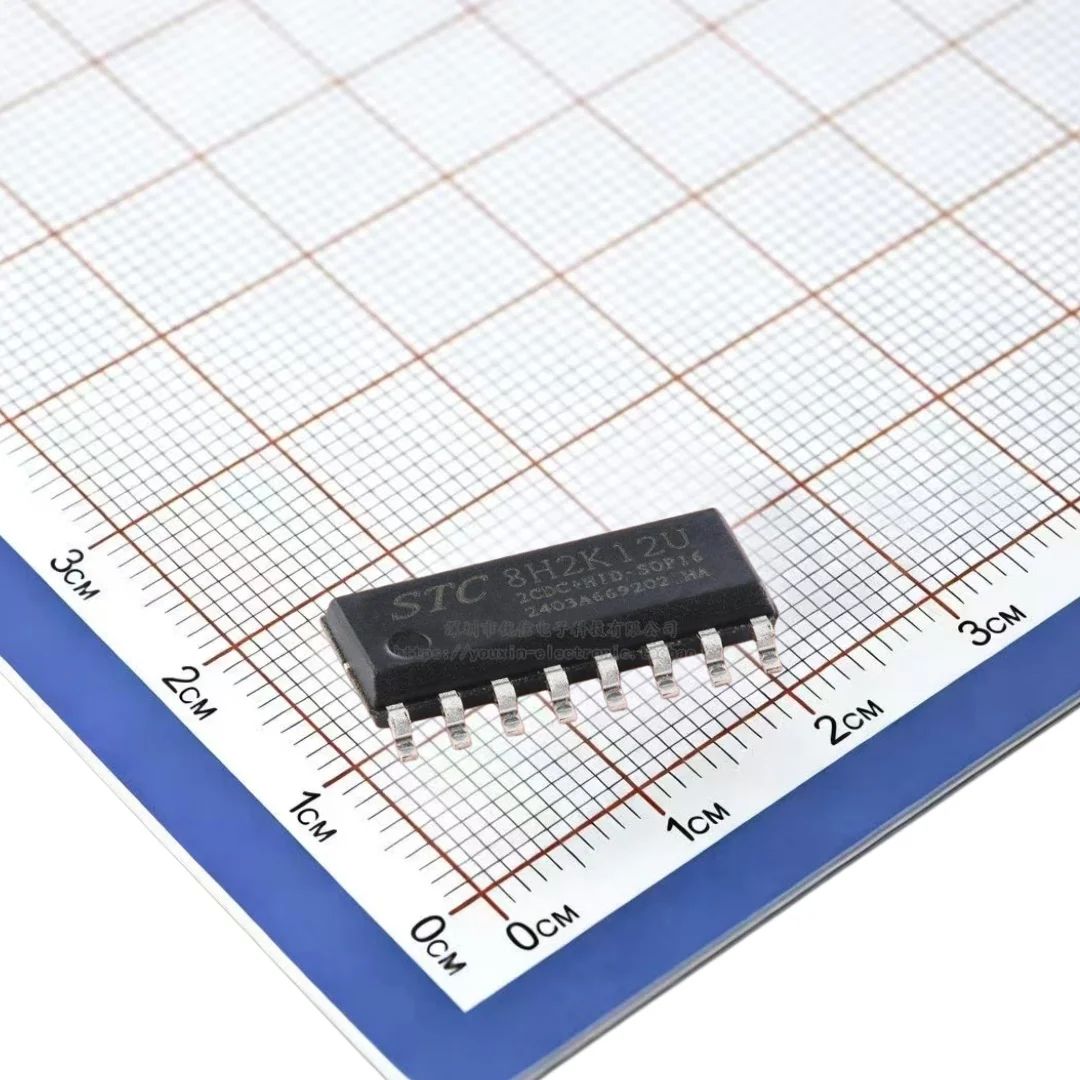 10PCS/original STC8H2K12U-2CDC+HID-SOP16 high-speed 8051 core (1T) microprocessor microcontroller