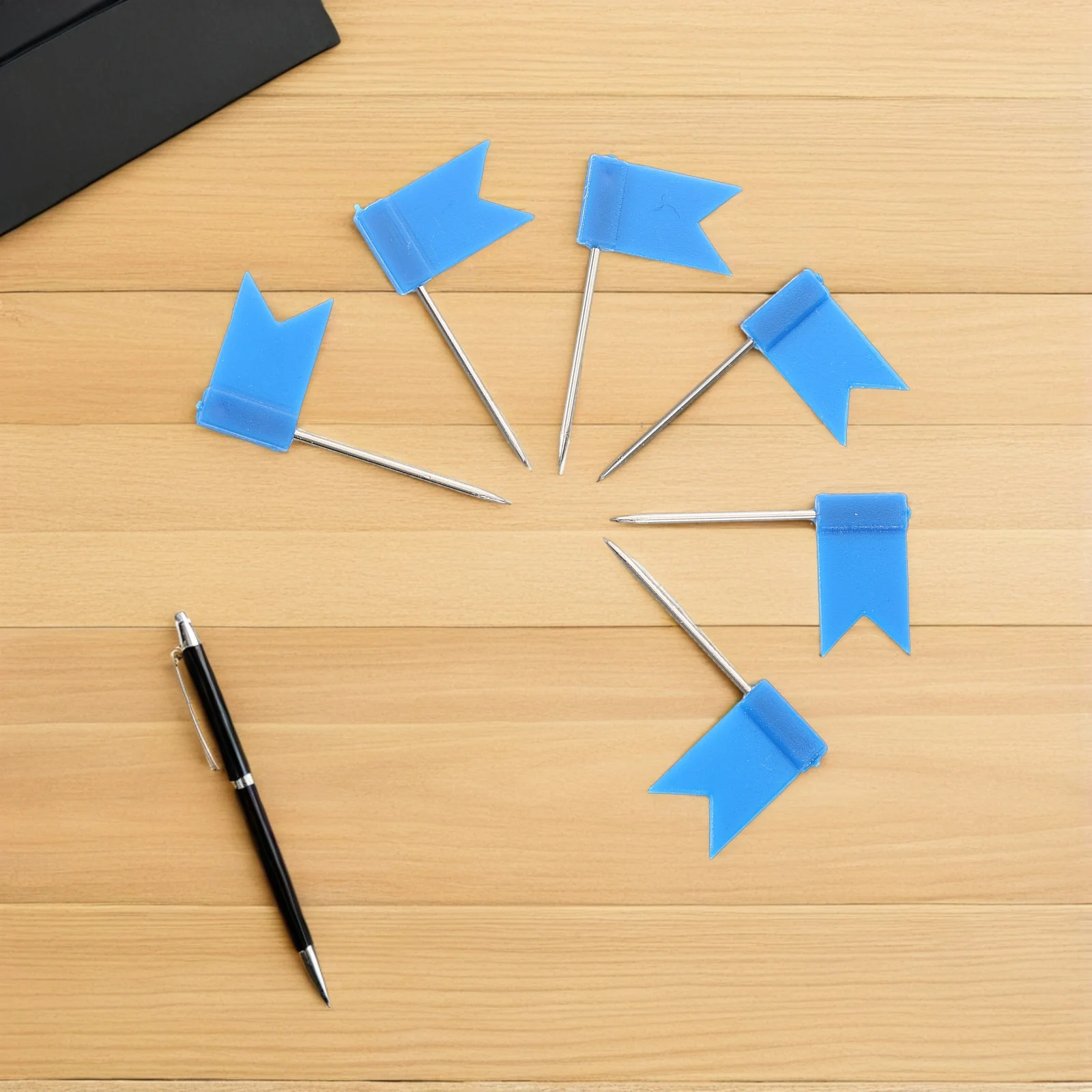 60 Stück Pinnwand-Reißzwecken – stilvolle Flaggen-Reißzwecken für Fotos, Reisen, Routen, Büro, Organisation