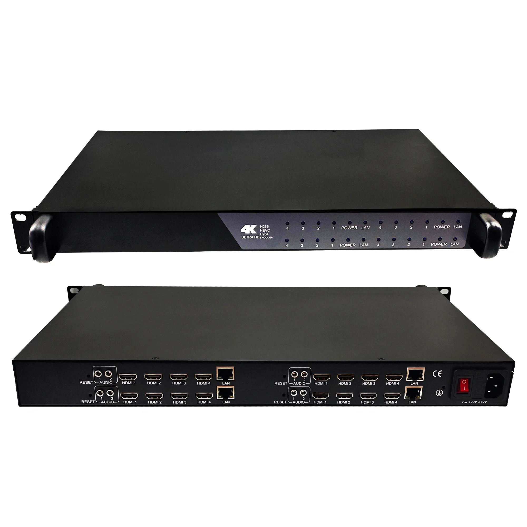 4K video encoder 16 channel H265 H264 HEVC support HTTP HLS FLV RTSP RTMP(S) UDP RTP Encoder