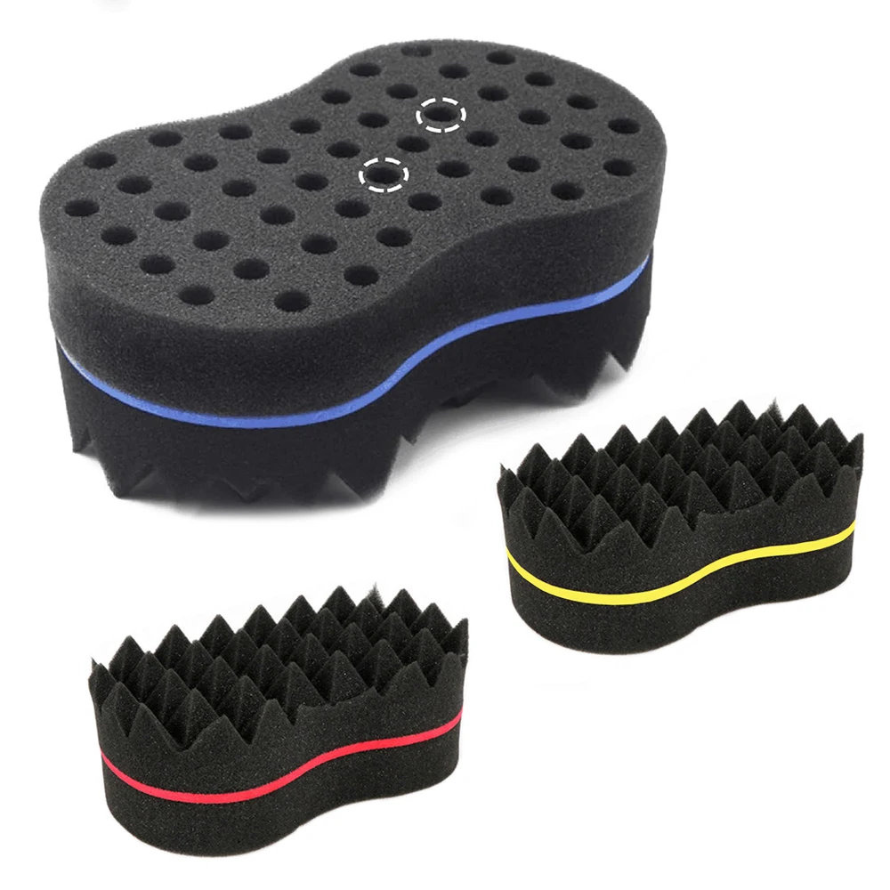 

Hair Sponge Magic Hairdresser Twist Curl Brush Sponge Hair Braid Locking African Curl Comb for Hairdressing