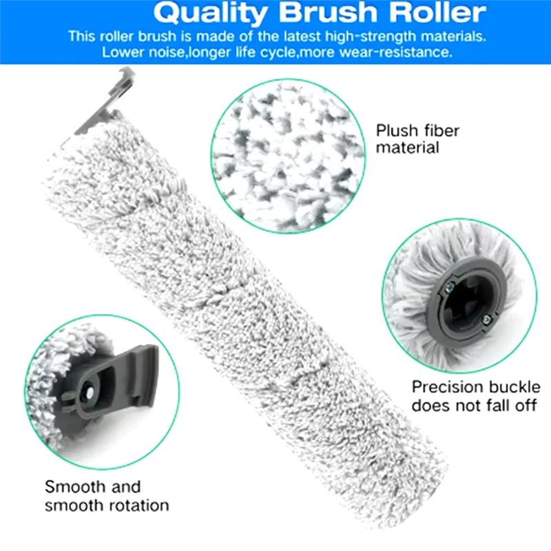 

ABRB-For Bissell Crosswave Omniforce 3882 Wet & Dry Vacuum Cleaner Roller Brush Filter Accessories Replacement Spare Parts