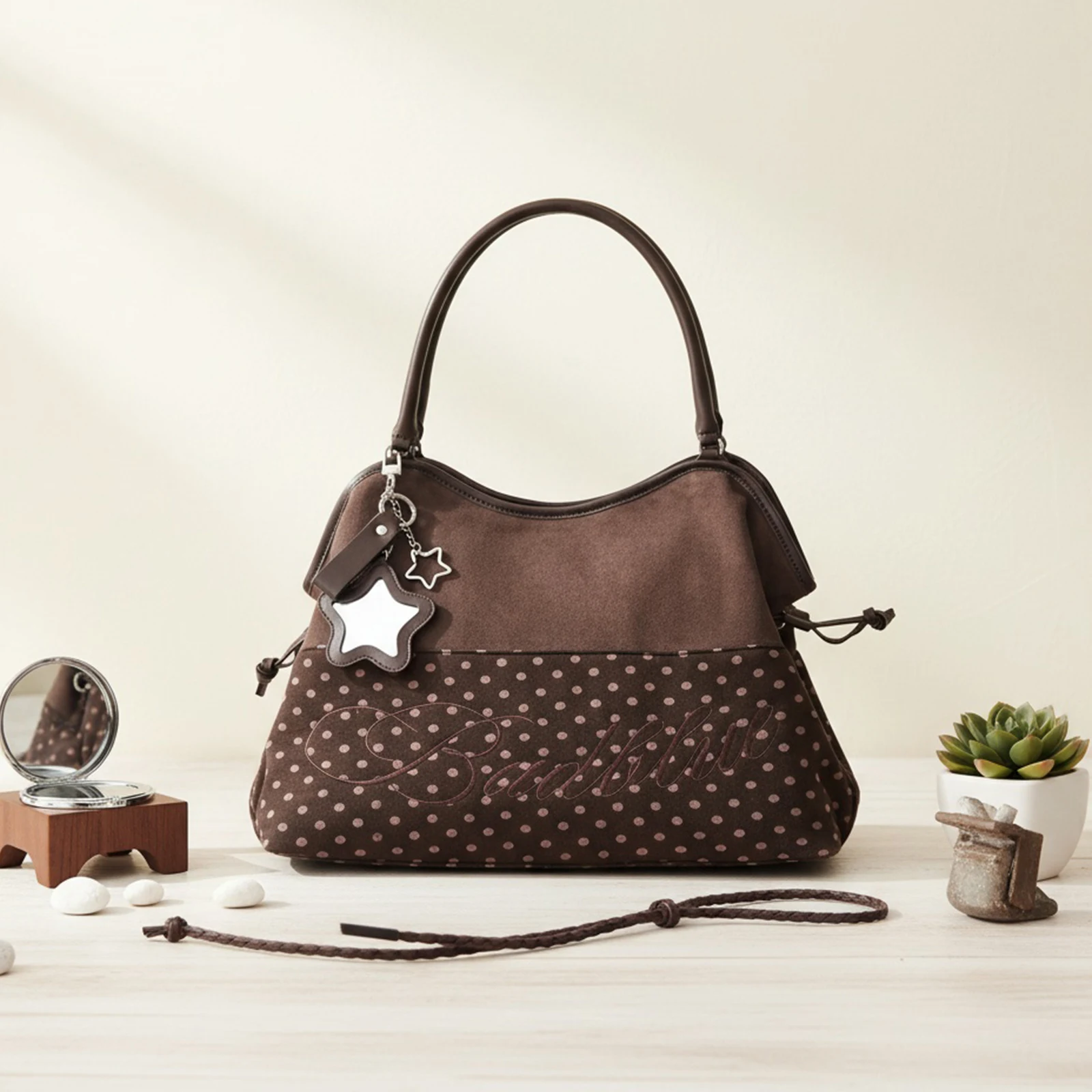 

Women Girls Leopard Print Underarm Shoulder Bag Top Handle Shoulder Bag for School Work Daily Use