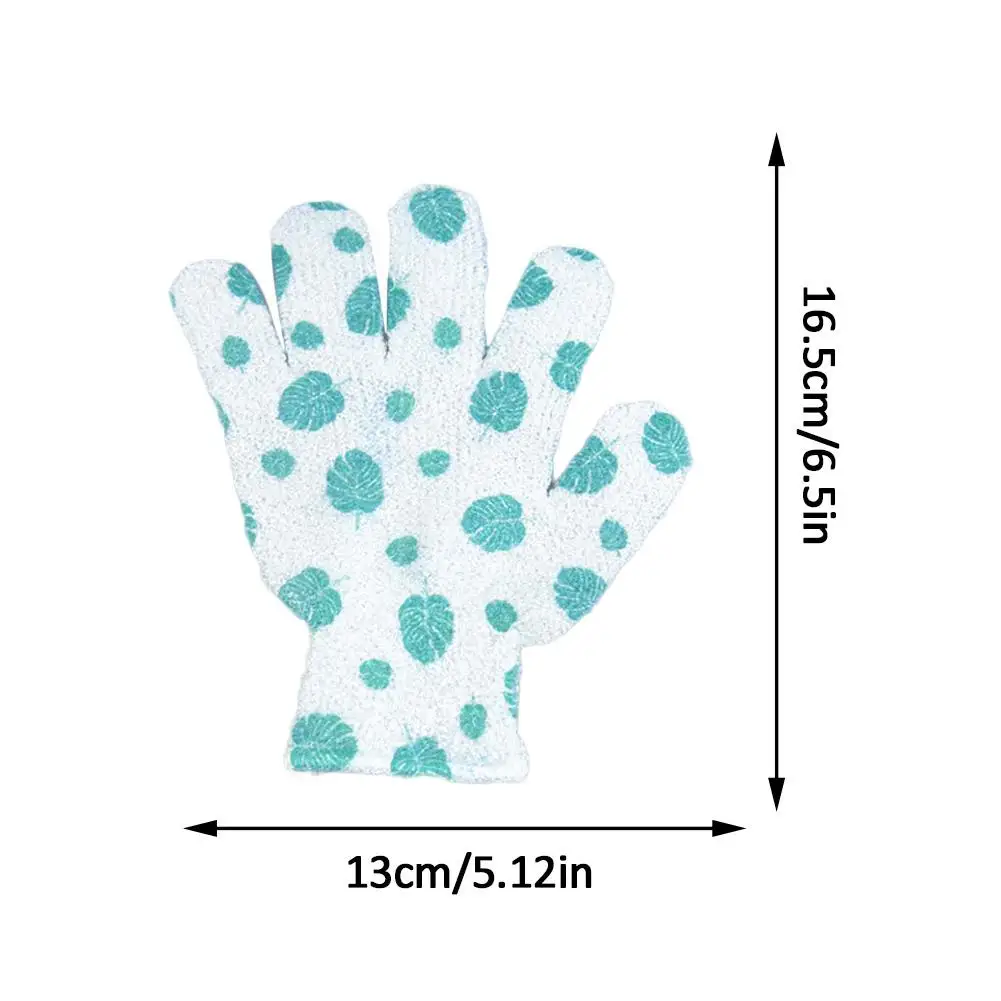 1pcs Color random Five Fingers Bath Gloves Shower Towel Scrub Body Wash Children Elastic Wipe Back Bathing Gloves Home Supply