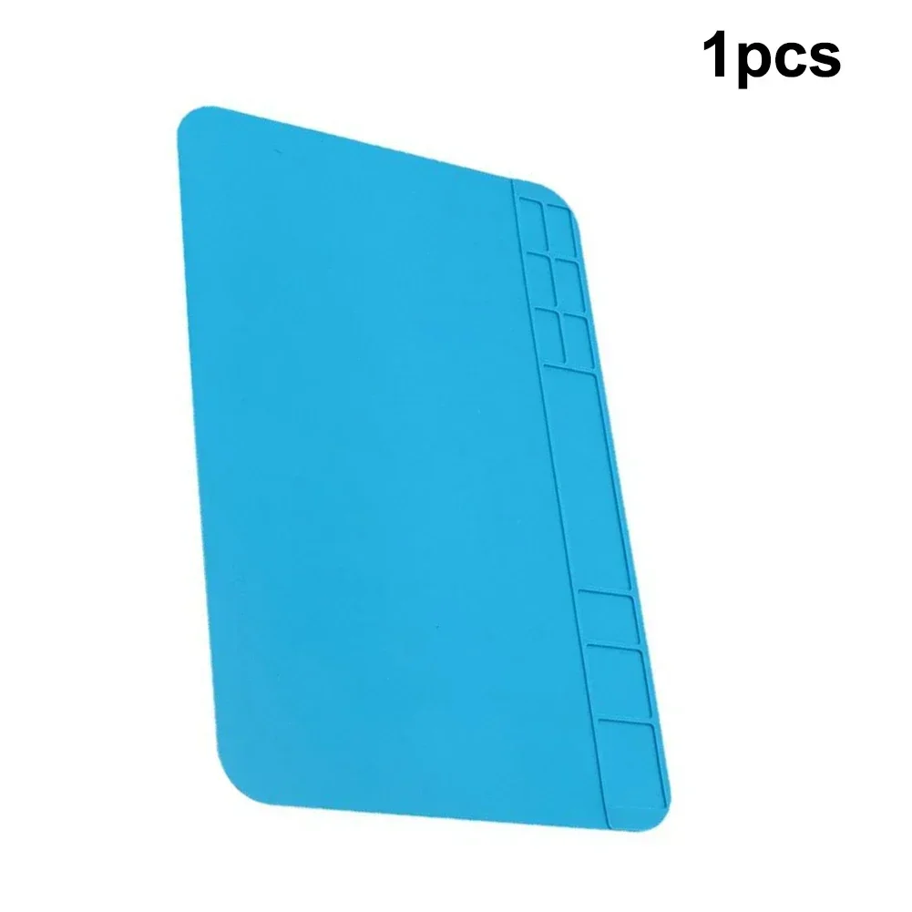 Tapete de reparo de solda de silicone com isolamento térmico antiestático, almofada de mesa de trabalho para celular, laptop, ferramenta de reparo de brinquedos eletrônicos