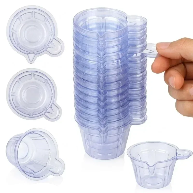 40ml 60ml Einwegbecher-Spender DIY Silikonharzform Schmuckherstellung Klare Mischbecher für Malerei Handwerk Handgemachter Behälter – Detail 5