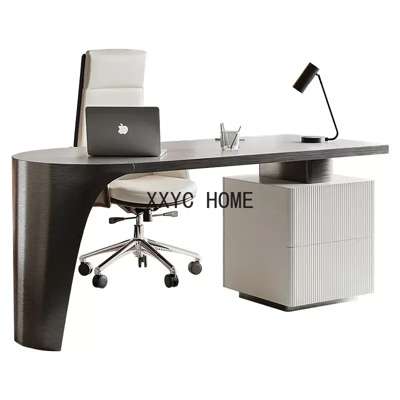 Modern Apartment Italian Light Luxury Desk Simple Modern Study Computer Writing Desks Computer Design Table Office Furniture
