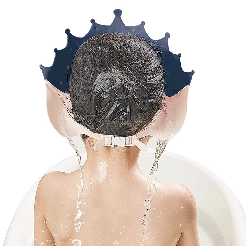 Bonnet de douche pour bébé, doux et réglable, pour se laver les cheveux, chapeau de bain, bouclier, visière de sécurité