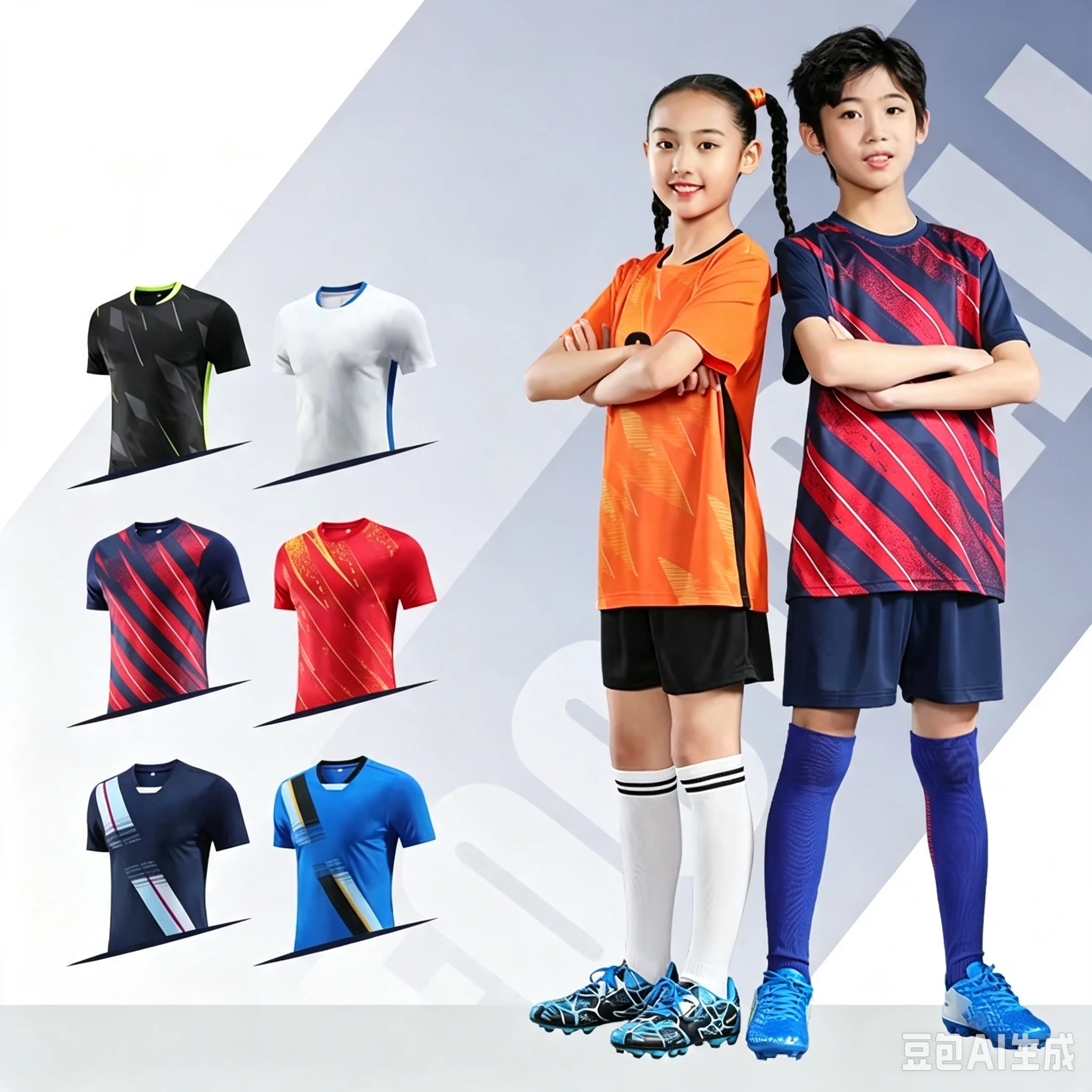 Adult Kids Soccer Uniforms Customize Football Jerseys Shirts Women Futsal Sportwear Kit Set Men Football Tracksuit Boys Suit