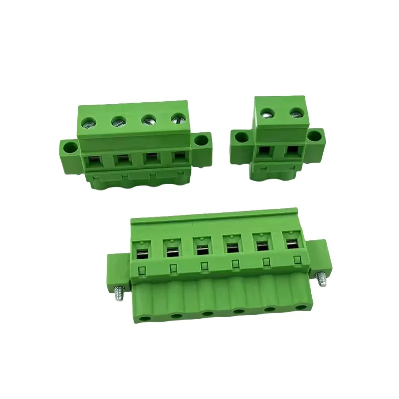 100PIN 7.62mm 2EDGKBM FEMALE 3ESDPLM WITH FLANGE PCB CONNECTOR PLUG-IN TERMINAL BlOCKS GMVSTBW2.5/-STF-7.62 PHOENIX 3ESDPLM