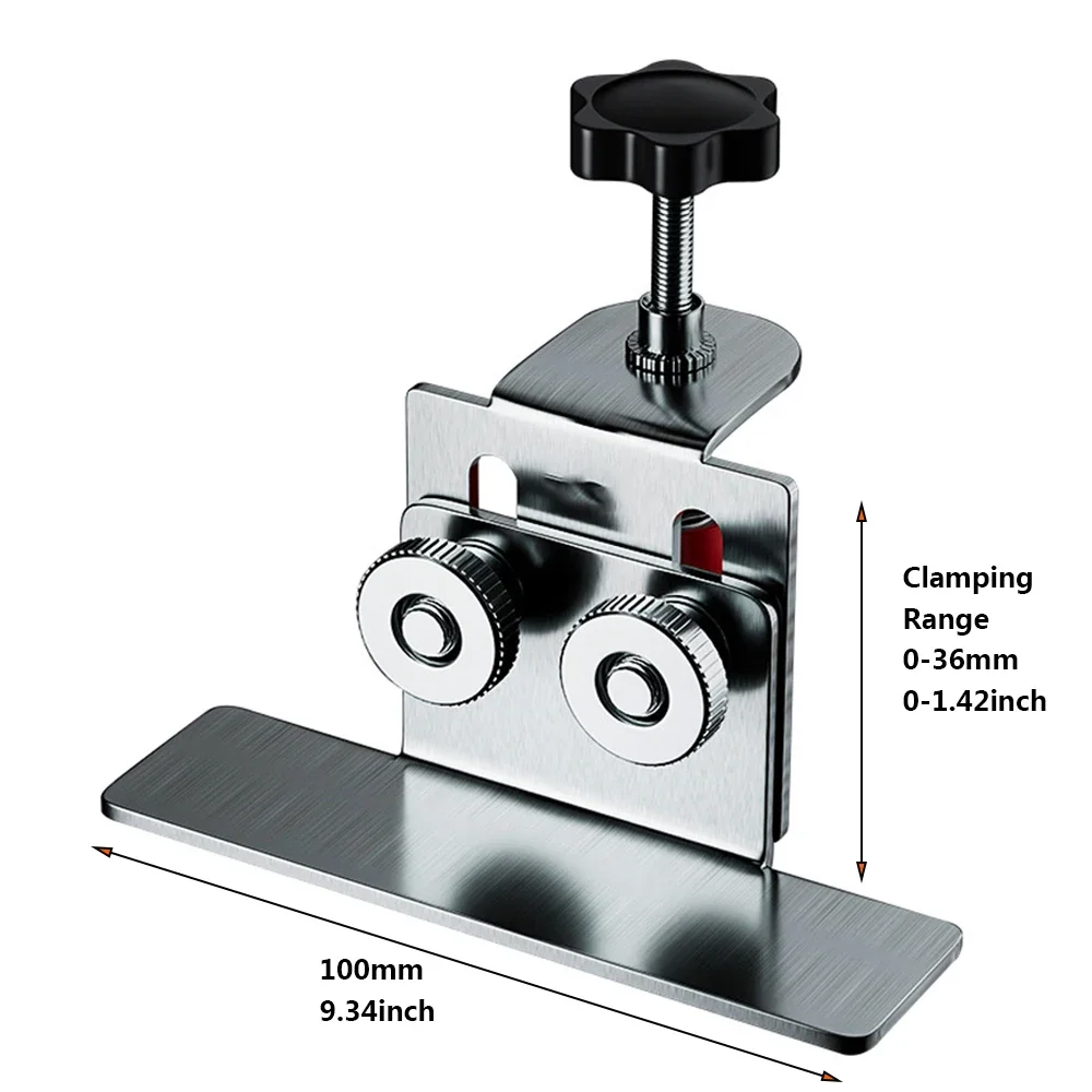 Stainless Steel Cabinet Door Mounting Jig Woodworking Cabinet Door Installation Jig,Cabinet Closet Door Quick Positioning Tool