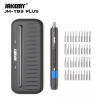 JAKEMY Cordless Electric Screwdriver Set JM-Y03 Plus with LED Light Rechargeable Cellphone Camera Disassembly Screw Driver Kit