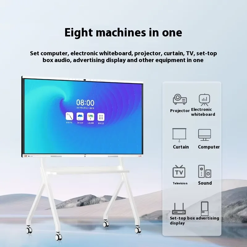 All-in-One Smart Audio Conferencing System Tablet PC Multimedia Touch Screen TV Office Equipment Monitor for Video Conferencing