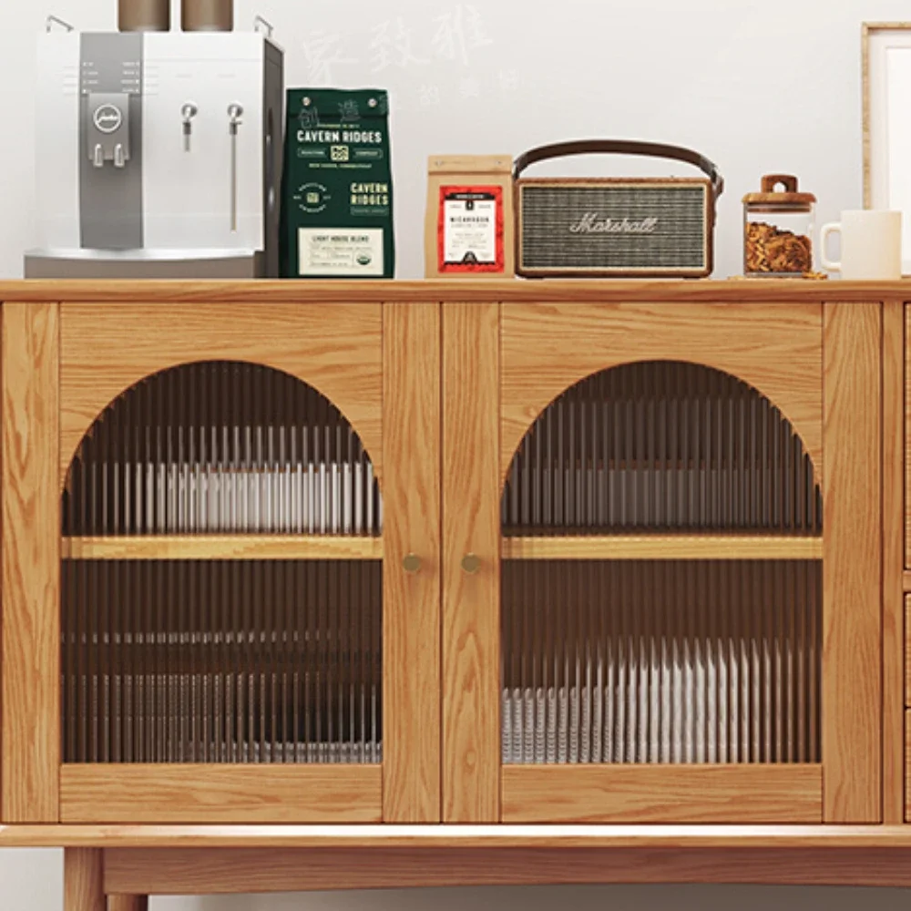 Casier de salon en bois massif