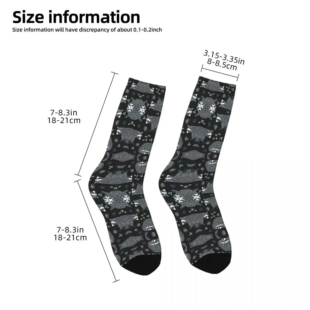 Calcetines de mapcons Harajuku para hombre y mujer, medias largas de alta calidad, accesorios para todas las estaciones, regalo de cumpleaños Unisex