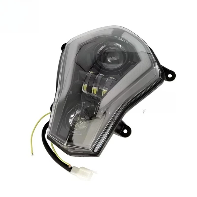 LED Headlight Assembly With Angel Eyes DRL Turn Signal Light Replace Headlamp for 390 250 200 125 2011-2016