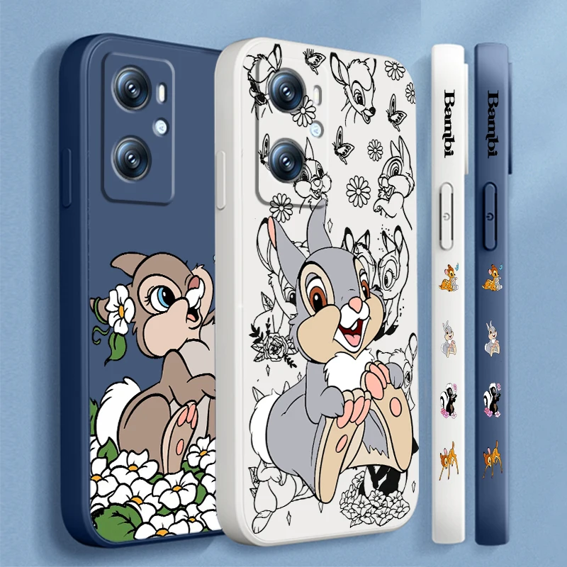 

Bambi Disney Thumper For OPPO Find X6 X5 X3 A98 A96 A94 A93 A77 A76 A74 A72 A57 A53 A16 5G Liquid Left Rope Phone Case