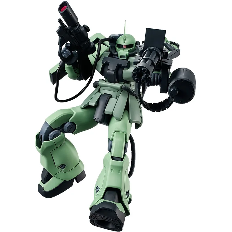 Bandai genuíno robô anime figura MS-06F-2 zaku ii f2 tipo (dedicado para telêmetros) figura de ação brinquedos para meninos crianças presente