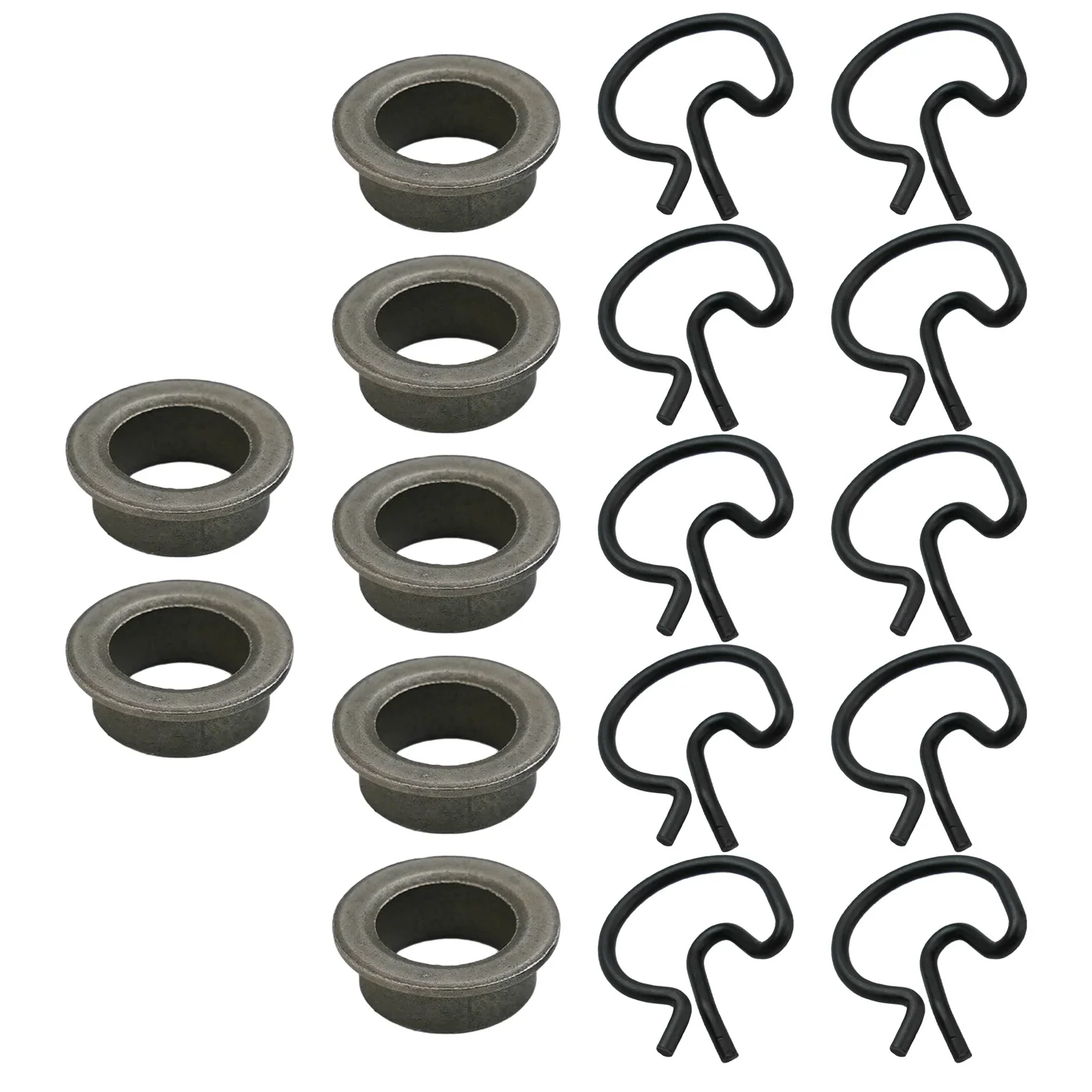 Efficiently Replace Your Manual Transmission Steel Shifter Bushings with This Complete Clip Set for Compatibility