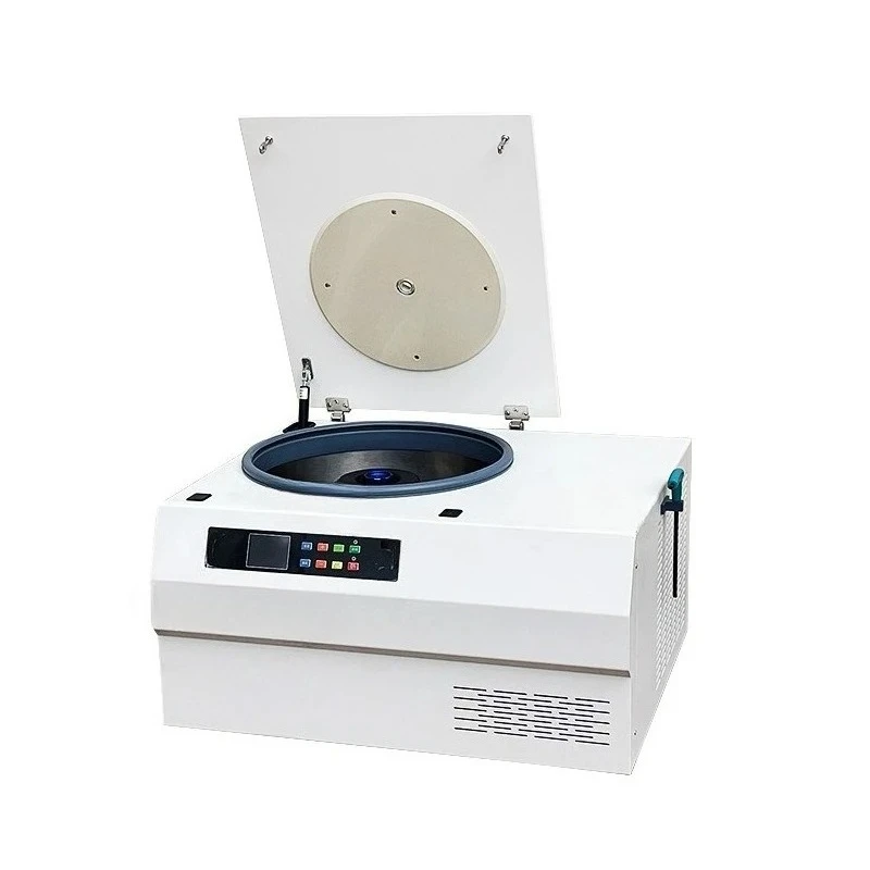 High and low speed large capacity refrigerated centrifuge laboratory desktop