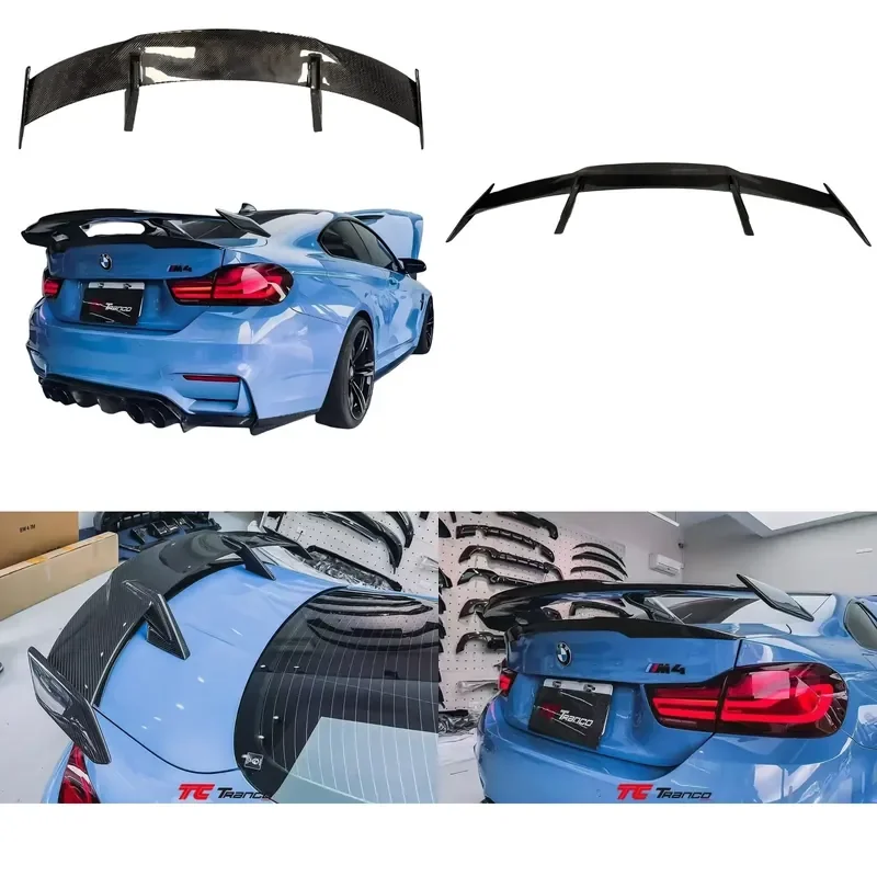 for BMW E90 E92 E93 F30 F32 F80 F82 G20 G30 G80 G82 G22 G26 Universal ABS Polished Finish MP Style Rear Tail Trunk Spoiler