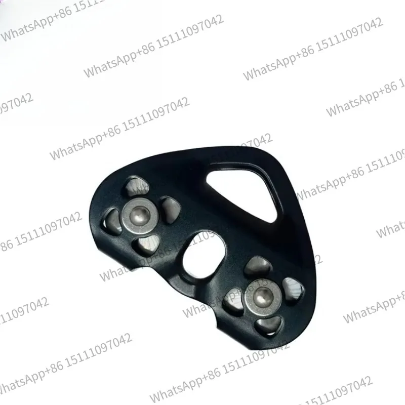 Double axis double pulley high-altitude heart-shaped pulley out-door crossing zip pulley