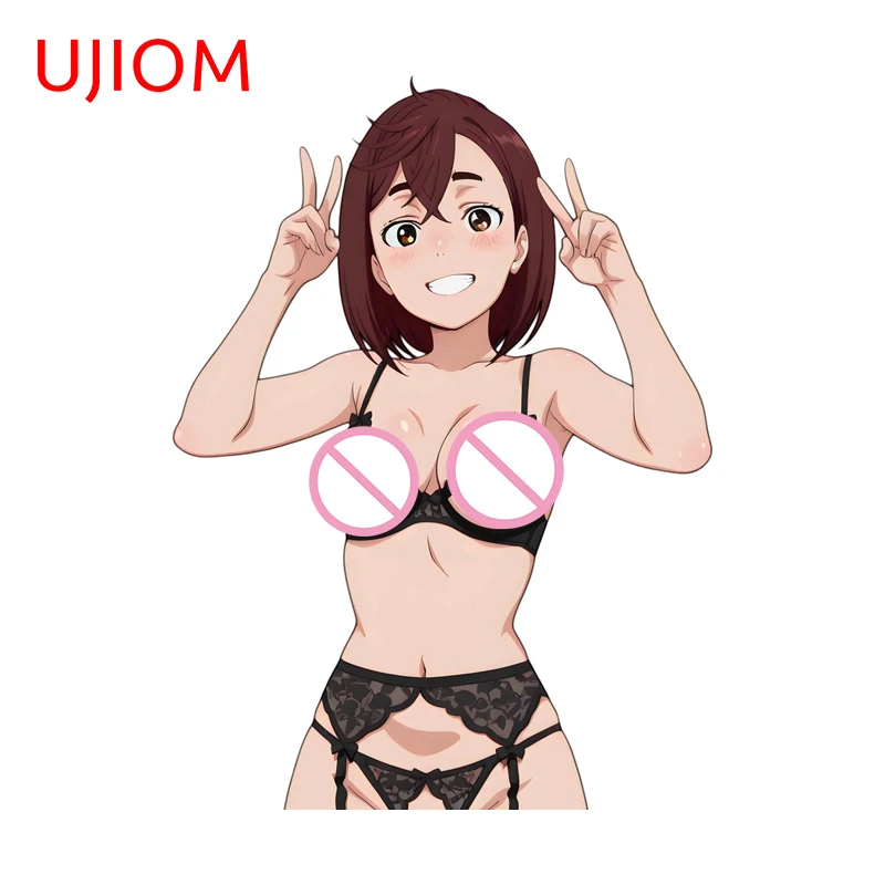 UJIOM Alluring Momo Ayase Standing Posture Wall Sticker Premium Attractive High Quality Decal Suitable For Bedroom Bathroom