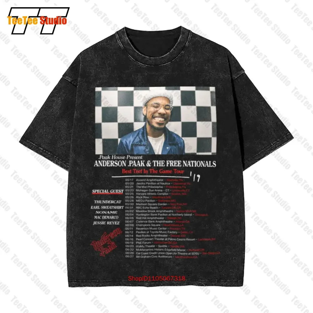 Anderson Paak World Tour 2019 Rap Hip Hop Vintage Oversized T-Shirt IUPK