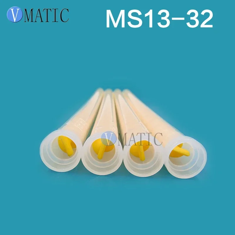 Free Shipping Quality Resin Static Mixer MC/MS13-32 Mixing Nozzles For Duo Pack Epoxies (Yellow Core)