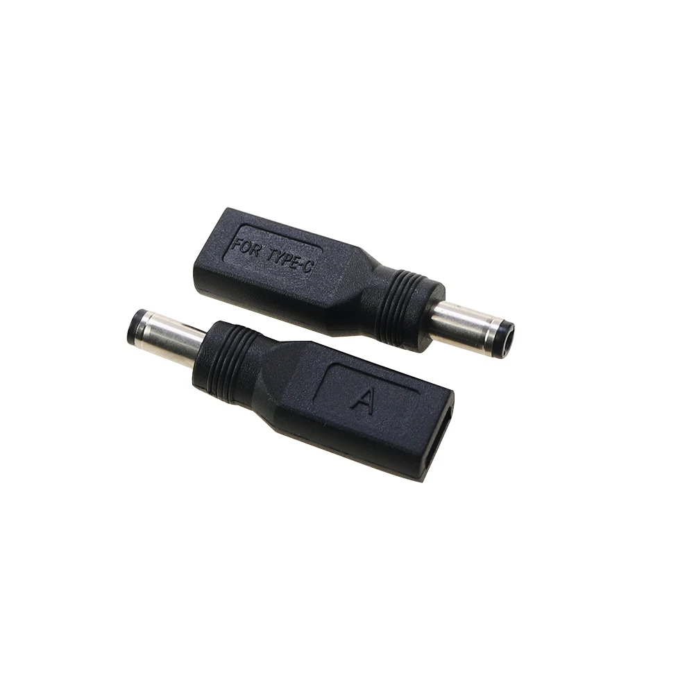 Laptop Power Adapter Connector Type C Female to DC Male PD Bait Jack Converter Is Applicable To HP Dell ASUS Acer Lenovo 5.5X2.1