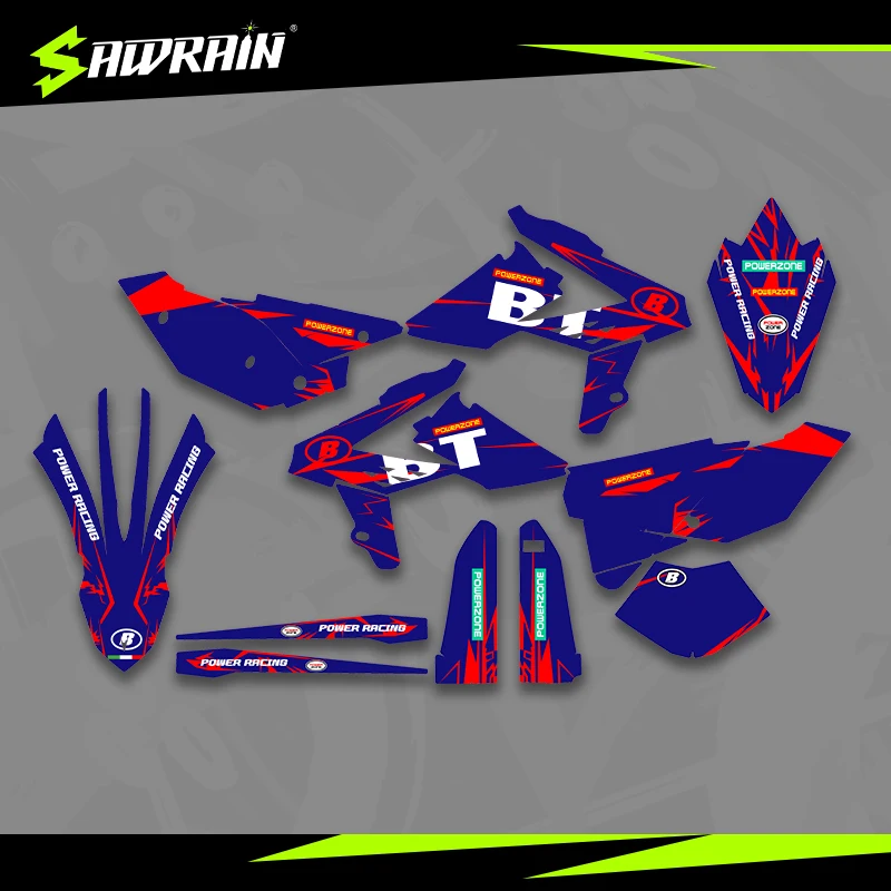 

Sawrain Motorcycle Graphics Backgrounds Decal Stickers Kits for 13-17 BETA RR 02