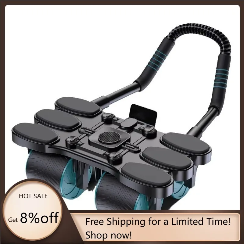 

YTYIN Ab Wheel Personal Fitness Set Abs Roller Exerciser Wheels Equipment Body Device Core Gym Training Tools