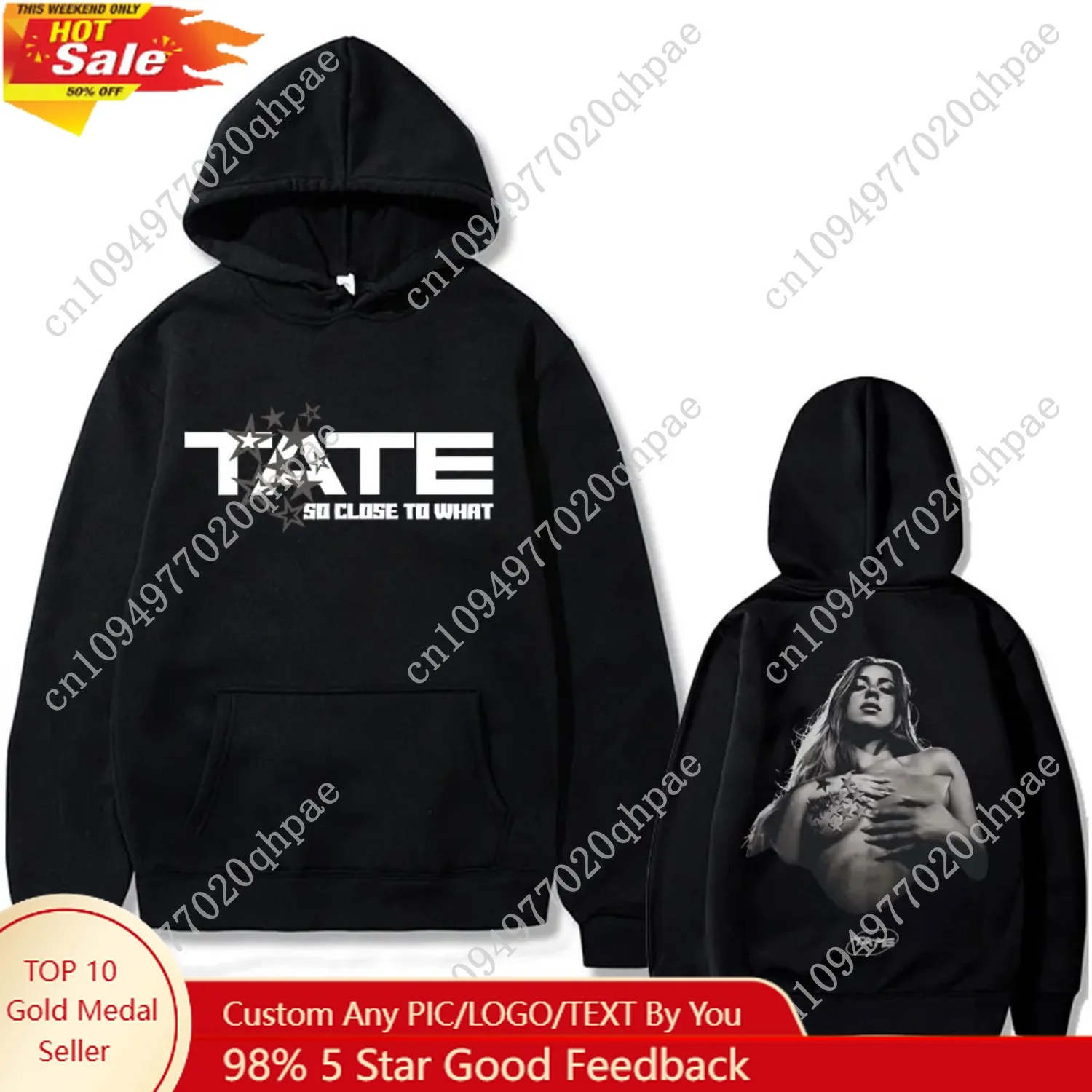 

Singer Tate Mcrae Album So Close To What 2025 World Tour Hoodie Men Women Fashion Pop Music Sweatshirt Retro Oversized Pullover