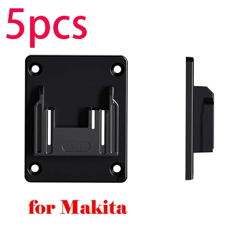 

5pcs Fits Makita Bosch Dewalt Milwaukee Tool Base Wall Mounted Machine Storage Rack Electric Rack Mount Tool Storage Holder