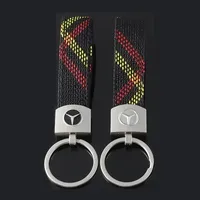 Fashion Car Logo Keyring Pendant Key Chain Holder for Mercedes Benz W111 W124 W210 W204 W203 W164 CLK GLA SLK ML G63 A200 S300